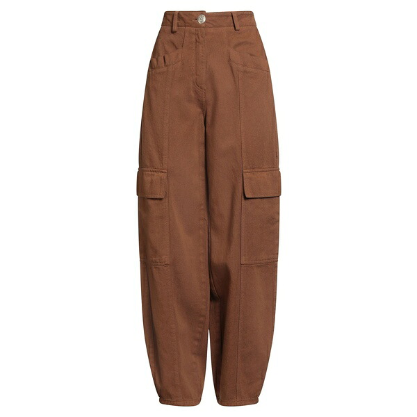 【貨物輸送無料】 コンパーニャ イタリアーナ レディース 心地好いズボン下 ボトムス Pants Brown レディースファッション-パンツ-ボトムス