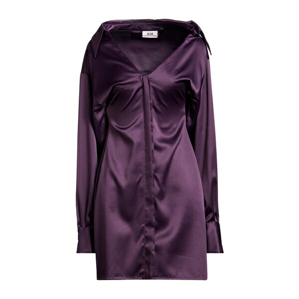 【送料無料】 ジーシーディーエス レディース ワンピース トップス Mini dresses Purple