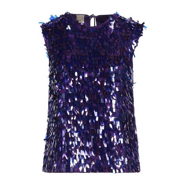 【送料無料】 ピンコ レディース Tシャツ トップス Tops Purple｜asty 31,070円