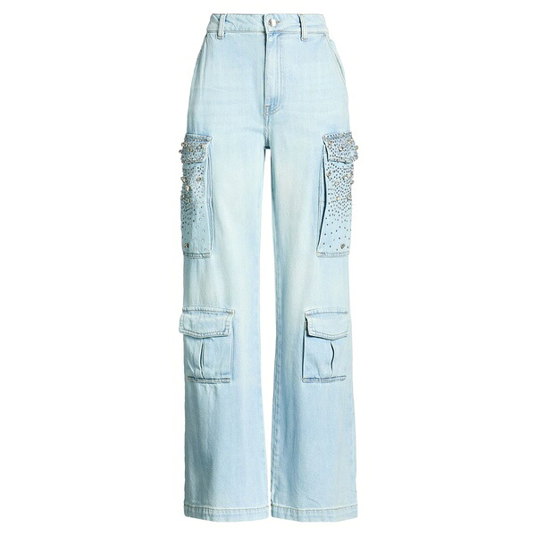 【送料無料】 レリッシュ レディース デニムパンツ ボトムス Jeans Blue|asty