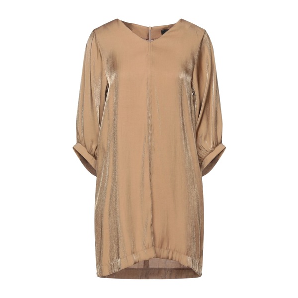 【送料無料】 マークエリス レディース ワンピース トップス Mini dresses Beige