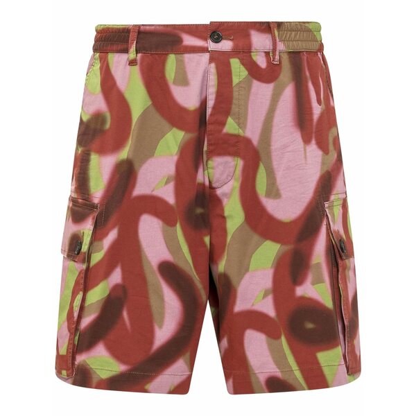 ディースクエアード メンズ 心地好いズボン下 ボトムス Fully-printed bermuda shorts  Pink