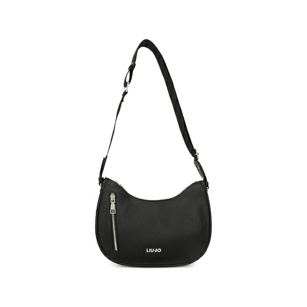 リュージョー レディース ショルダーバッグ バッグ Studded cross over bag Black|asty
