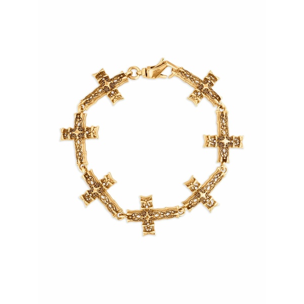 エマニュエレ ビコッキ メンズ ブレスレット・バングル・アンクレット 佩び物 Notre-dame cross bracelet Gold