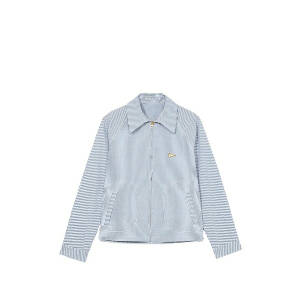 フォルテラ メンズ ジャケット＆ブルゾン アウター Zuma striped zip-up overshirt Blue｜asty 110,400円