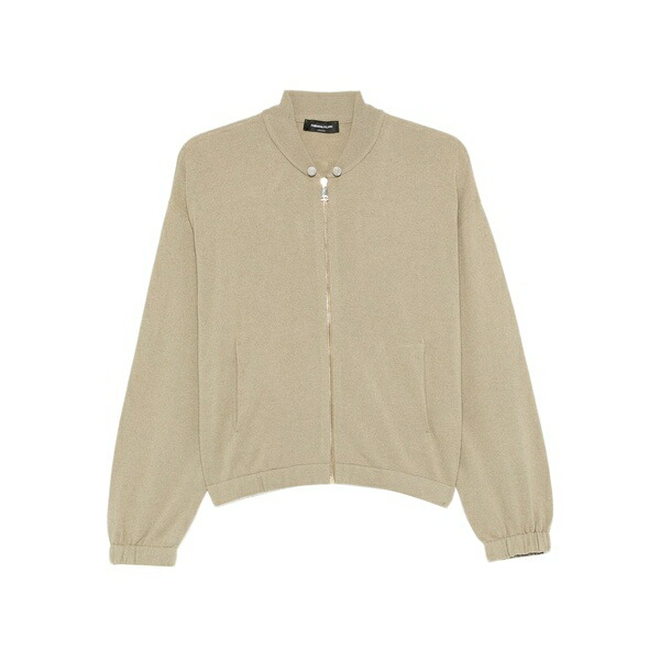 ファビアナ フィリッピ レディース ジレー アウター Zip-fastening cardigan Neutrals