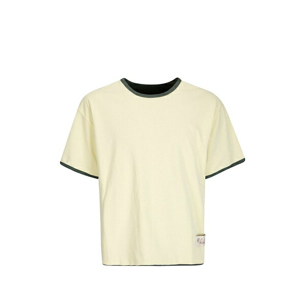 ブレインデッド メンズ プルオーバー トップス Reversible t-shirt Neutrals