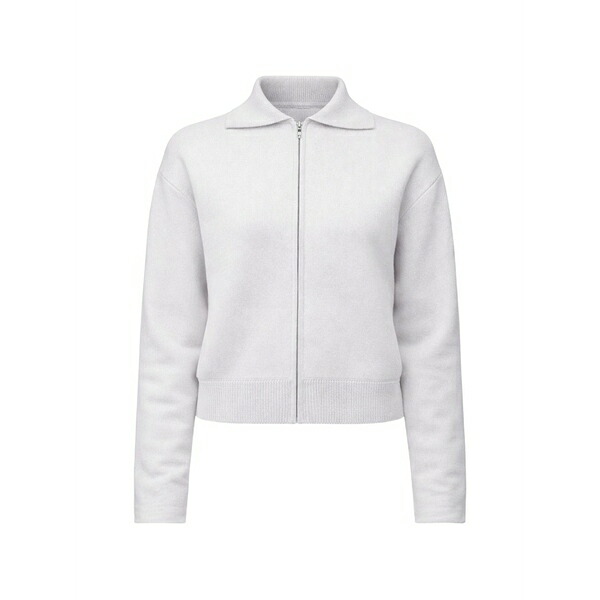 アリュード レディース 上衣＆上衣 アウター Collar zip jacket Grey