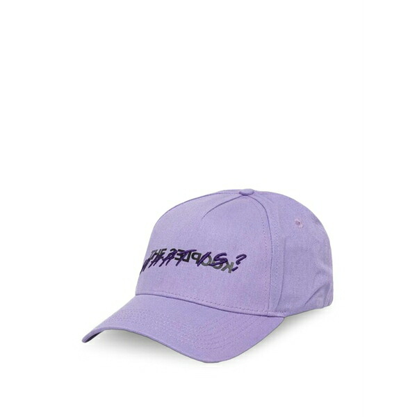 ザ・クープルス メンズ かぶり笠 佩び物 Embroidery baseball cap Purple