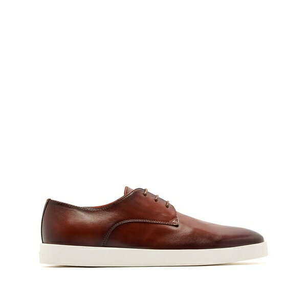 サントーニ メンズ 御召しものシューズ シューズ Lace-up derby shoes Brown