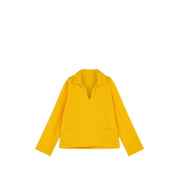 フォルテラ メンズ 編み物\u0026プルオーバー アウター Franco2 v-neck pocket sweater Yellow