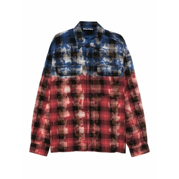 パーム・エンジェルス メンズ シャツ トップス Checked shirt Red|asty
