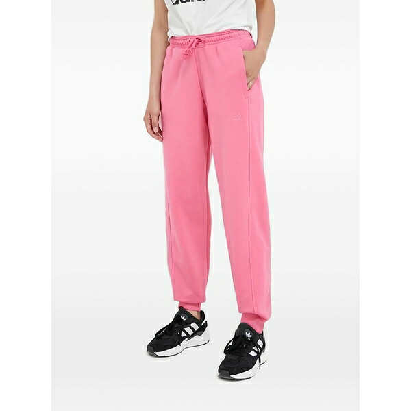 アディダス レディース カジュアルパンツ ボトムス Embroidered trousers Pink|asty