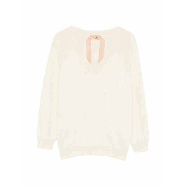 ヌメロ ヴェントゥーノ レディース ティーシャツ トップス V-neck top Neutrals