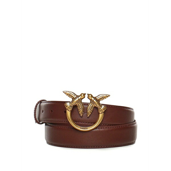 ピンコ レディース ベルト アクセサリー Love birds belt Brown｜asty