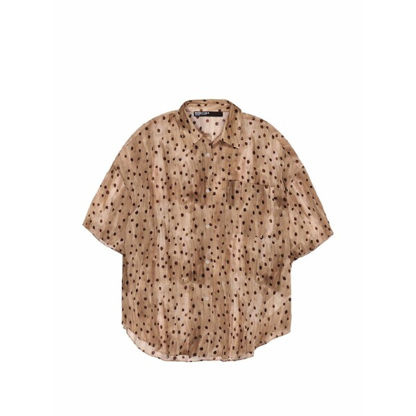 ビンバ イ ローラ レディース シャツ トップス Polka-dot shirt Neutrals｜asty
