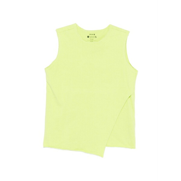 オスクレン レディース カットソー トップス Asymmetric top Green|asty