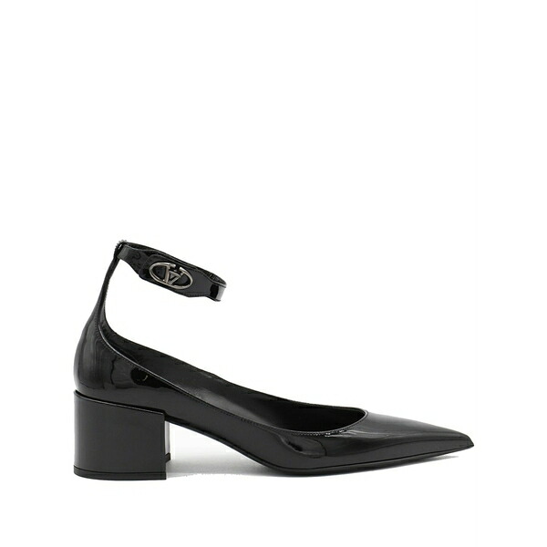 ヴァレンティノ ガラヴァーニ レディース パンプス シューズ 60粍 vlogo lockette leather pumps Black