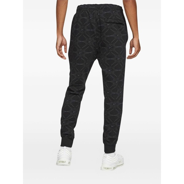 ナイキ メンズ 心地好いズボン下 ボトムス All-over print club joggers Black メンズファッション-ズボン・パンツ