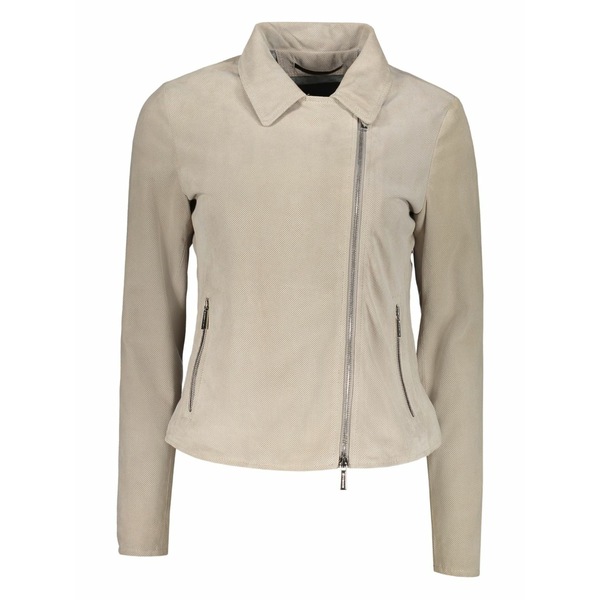 ムーレー レディース 上衣＆上衣 アウター Leather jacket Neutrals