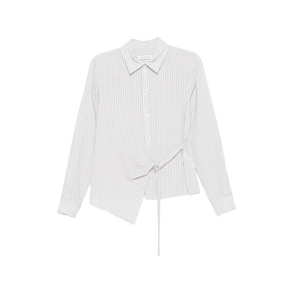 マニュエル リッツ レディース プルオーバー トップス Striped shirt White
