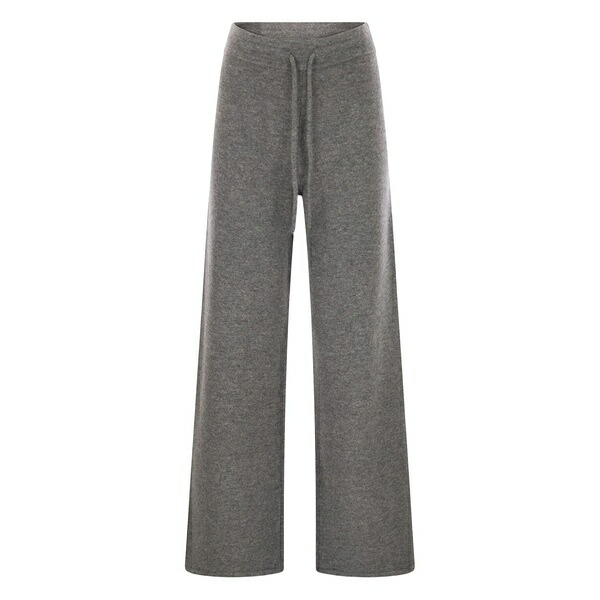 エムシーツーセイントバース レディース 心地好いズボン下 ボトムス Embroidered drawstring track pants Grey