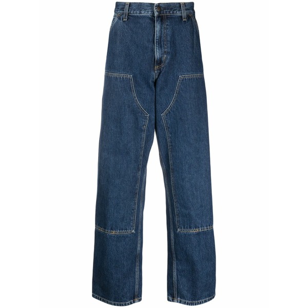 カーハート メンズ デニムパンツ ボトムス Nash dklow-rise panelled jeans Blue|asty