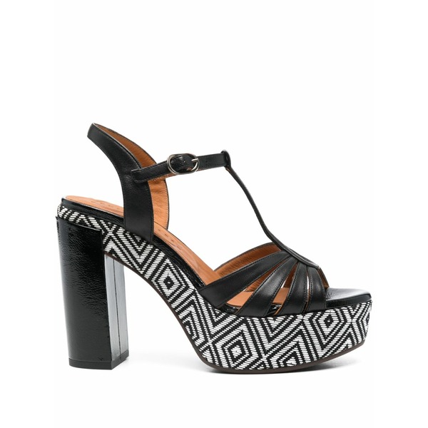 チエミハラ レディース サンダル シューズ 110粍 junni sandals Black