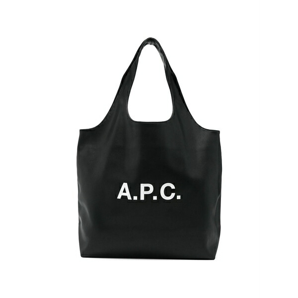 アーペーセー レディース ショルダーバッグ 御徒面子 Logo-detail shoulder bag Black