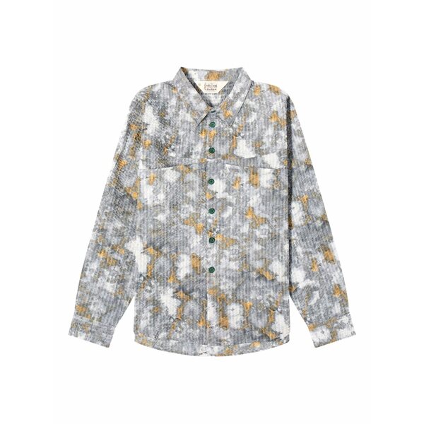 ブレインデッド メンズ シャツ トップス Distorted heat shirt Grey｜asty 38,870円
