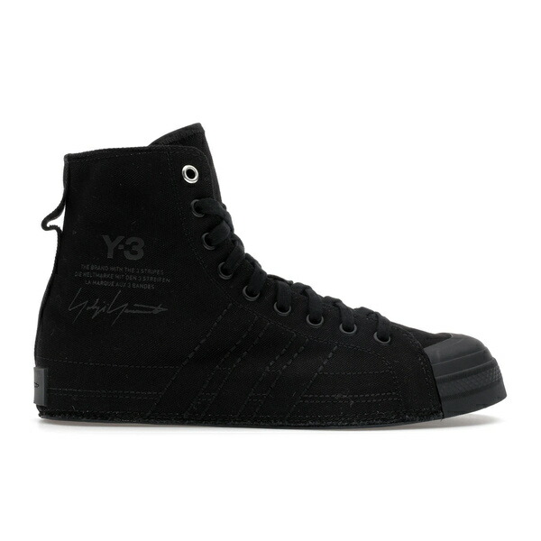 adidas アディダス メンズ スニーカー  【adidas Y-3 Nizza Hi Black】  サイズ US_M_4.5 Black/Black/Black