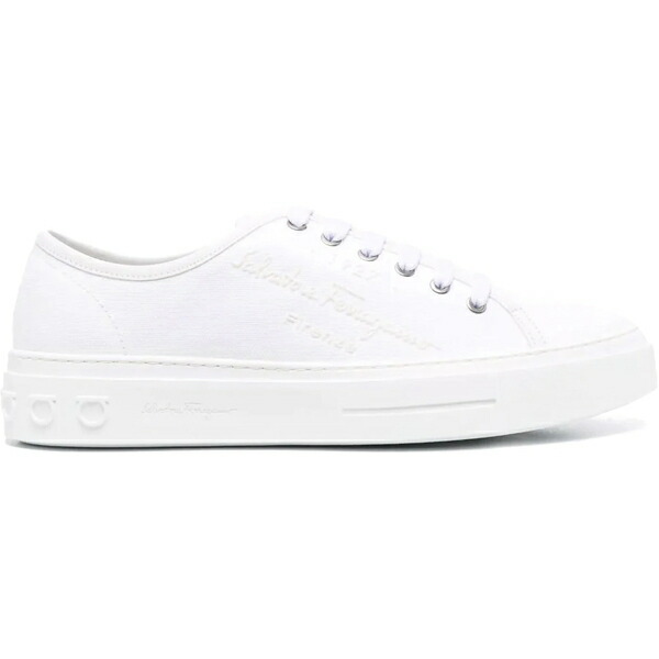 Ferragamo フェラガモ メンズ スニーカー  【Ferragamo Sneaker White】  サイズ US_6(24.0cm) White