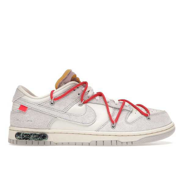 Nike ナイキ メンズ スニーカー  【Nike Dunk Low Off-White Lot 33】  大きさ US_6.5(24.5糎) Sail/Neutral Grey-Chile Red