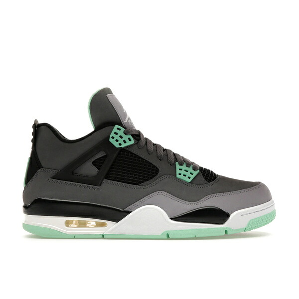 Jordan ジョーダン メンズ スニーカー  【Jordan 4 Retro Green Glow】  大きさ US_9.5(27.5糎) Dark Grey/Green Glow-Cement Grey-Black
