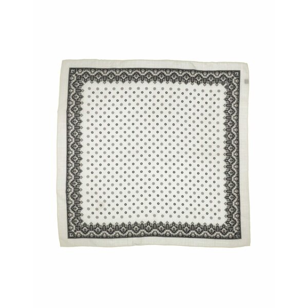 【送料無料】 カナーリ メンズ マフラー・ストール・スカーフ アクセサリー Scarves White