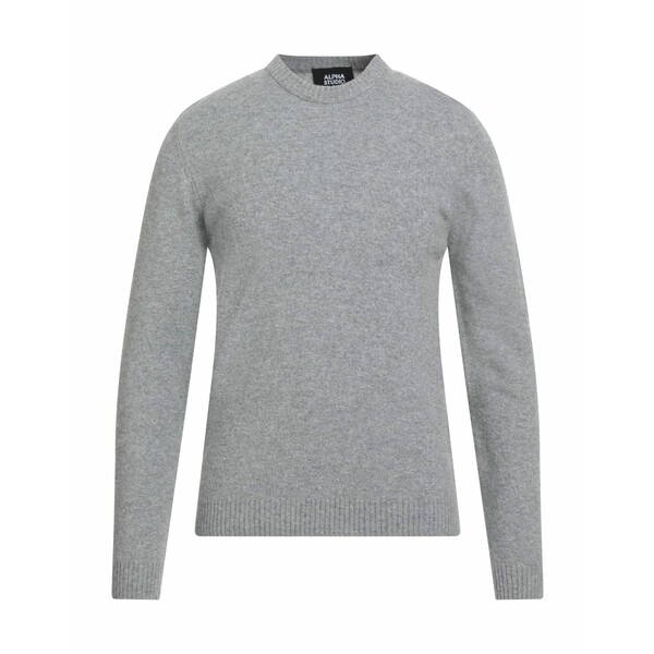 【送料無料】 アルファス テューディオ メンズ ニット&セーター アウター Sweaters Grey