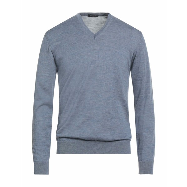 【貨物輸送無料】 ダニエル フィエゾリ メンズ 編み物\u0026プルオーバー アウター Sweaters Azure