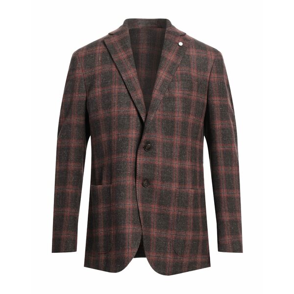 【送料無料】 ルイジ・ビアンキ・マントヴァ メンズ ジャケット＆ブルゾン アウター Blazers Brown