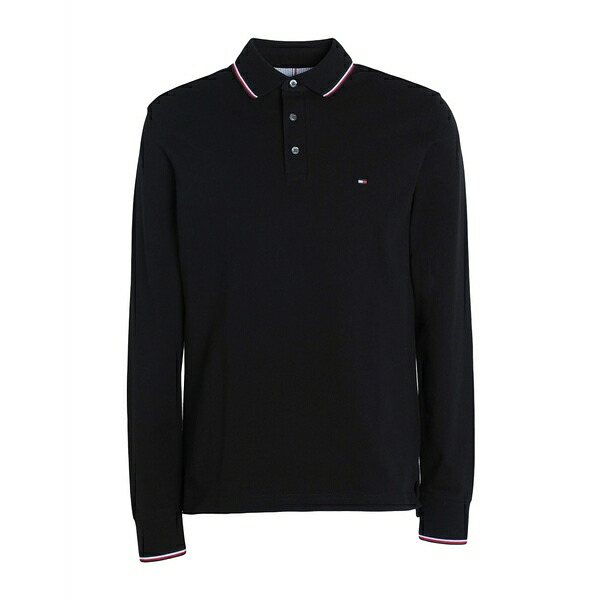 【送料無料】 トミー ヒルフィガー メンズ ポロシャツ トップス Polo shirts Black