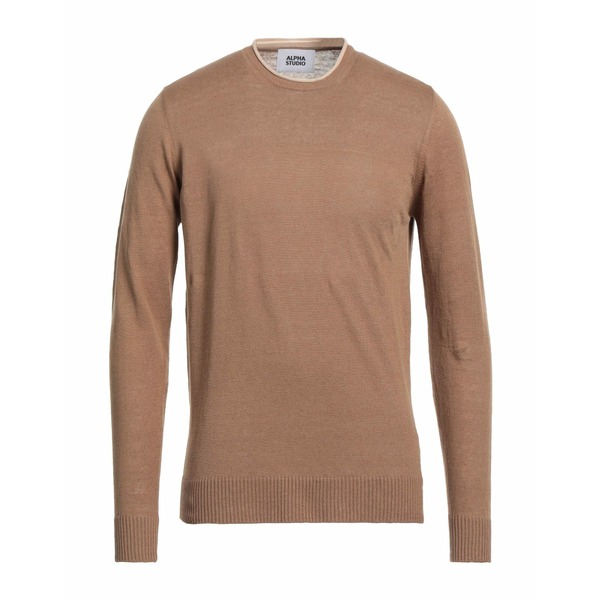 【送料無料】 アルファス テューディオ メンズ ニット&セーター アウター Sweaters Beige