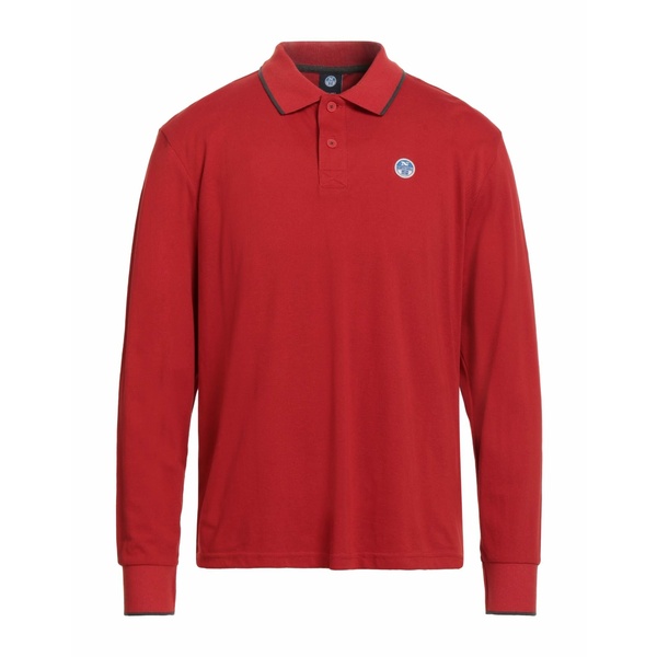 【送料無料】 ノースセール メンズ Tシャツ トップス Polo shirts Red