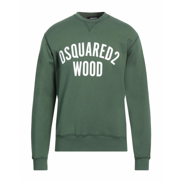 【送料無料】 ディースクエアード メンズ パーカー・スウェットシャツ アウター Sweatshirts Green