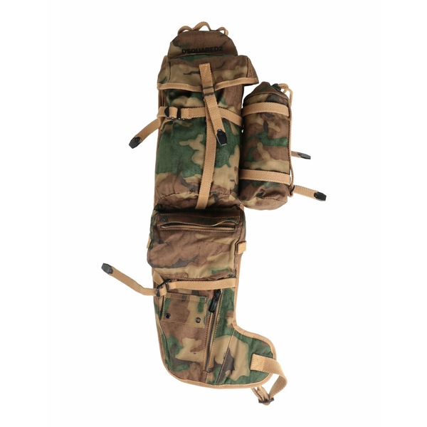 【貨物輸送無料】 ディースクエアード メンズ 商行為系 御徒面子 Backpacks Green