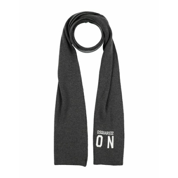 【送料無料】 ディースクエアード メンズ マフラー・ストール・スカーフ アクセサリー Scarves Grey