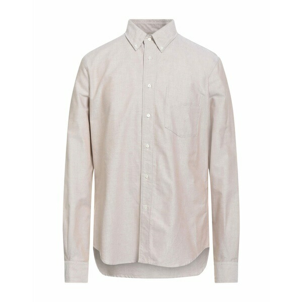 【貨物輸送無料】 アスペジ メンズ プルオーバー トップス Shirts Beige カジュアルシャツ-メンズファッション-トップス