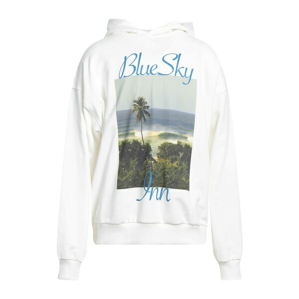 【送料無料】 ブルー スカイ イン メンズ パーカー・スウェットシャツ アウター Sweatshirts White 16,086円