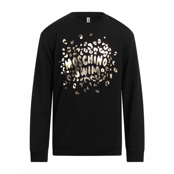 【送料無料】 モスキーノ メンズ パーカー・スウェットシャツ アウター Sweatshirts Black