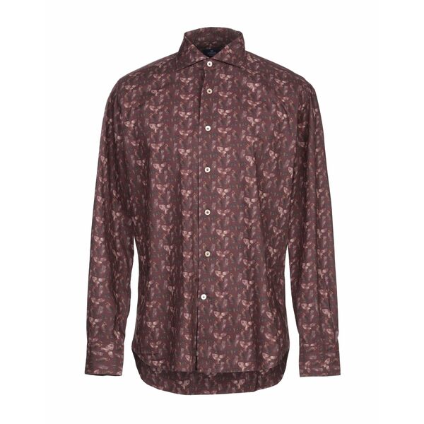 【送料無料】 アレッサンドロゲラルディ メンズ シャツ トップス Shirts Brown