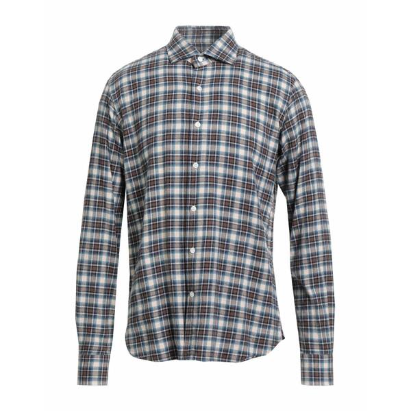 【送料無料】 オリアン メンズ シャツ トップス Shirts Brown｜asty