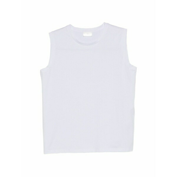 パロッシュ レディース カットソー トップス Sleeveless t-shirt White｜asty